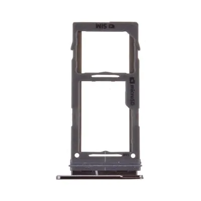 Single Sim Card Tray for Samsung Galaxy S10 / S10 Plus / S10E Black