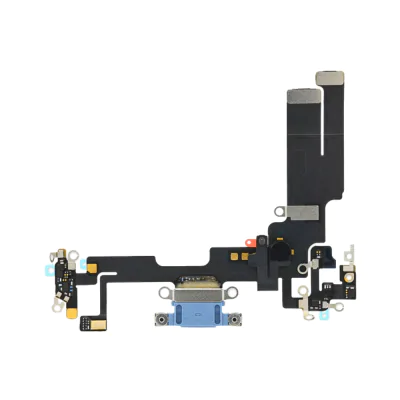 Charging Port for iPhone 14 Blue (Aftermarket)