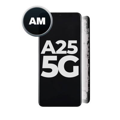 LCD and Digitizer Assembly for Samsung Galaxy A25 5G (A256) (with Frame) (Aftermarket)