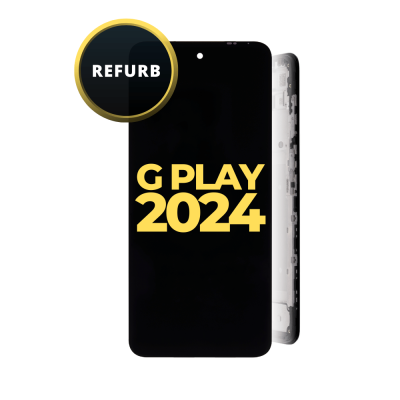 LCD and Digitizer Assembly for Motorola Moto G Play (2024) (XT2413) (with Frame) (Refurbished)