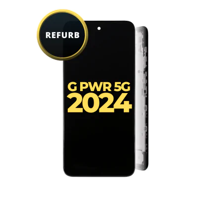 LCD and Digitizer Assembly for Motorola Moto G Power 5G (2024) (XT2415) (with Frame) (Refurbished)
