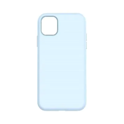 Silicone Phone Case for iPhone 13 Pro Light Blue (No Logo)