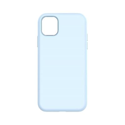 Silicone Phone Case for iPhone 13 Light Blue (No Logo)