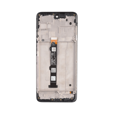 LCD and Digitizer Assembly for Moto G 5G (2022) (XT2213) Black (with Frame) (Refurbished)