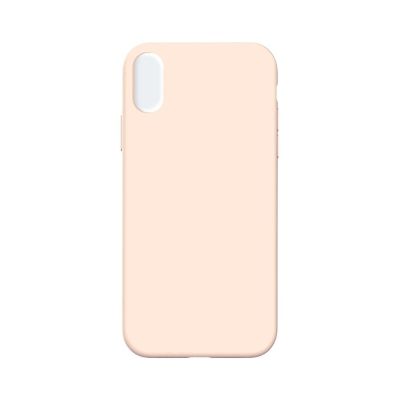 Silicone Phone Case for iPhone XS Max Nude Pink (No Logo)