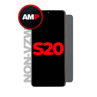 OLED and Digitizer Assembly for Samsung Galaxy S20 5G Cosmic Grey (with Frame) (for Non-Verizon Frames) (Aftermarket)