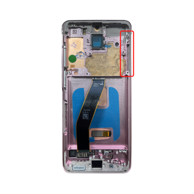 OLED and Digitizer Assembly for Samsung Galaxy S20 5G Cloud Pink (With Frame) (UW Frame Only) (Refurbished)