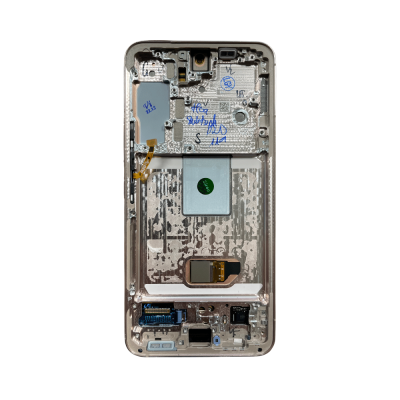 OLED and Digitizer Assembly for Samsung Galaxy S22 5G  Pink Gold (With Frame) (Refurbished)