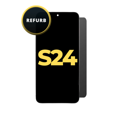 OLED and Digitizer Assembly for Samsung Galaxy S24 5G Onyx Black (with Frame) (Refurbished)