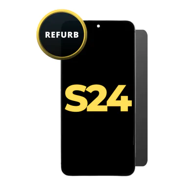 OLED and Digitizer Assembly for Samsung Galaxy S24 5G Onyx Black (with Frame) (Refurbished)