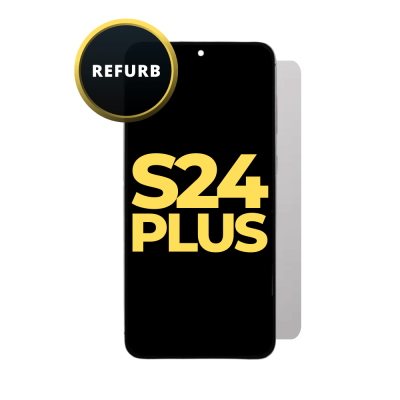 OLED and Digitizer Assembly for Samsung Galaxy S24 Plus 5G Marble Gray (with Frame) (Refurbished)