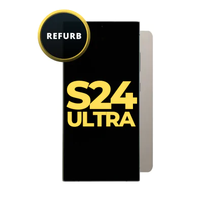 OLED and Digitizer Assembly for Samsung Galaxy S24 Ultra 5G Titanium Gray (with Frame) (Refurbished)