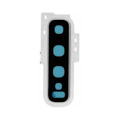 Rear Camera Lens with Bracket (Glass Included) for Samsung Galaxy S10 White