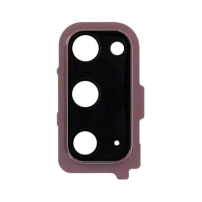 Rear Camera Lens with Bracket (Glass Included) for Samsung Galaxy S20 Cloud Pink