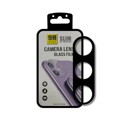 Rear Camera Packaged Tempered Glass for Samsung Galaxy S25 5G (Black)