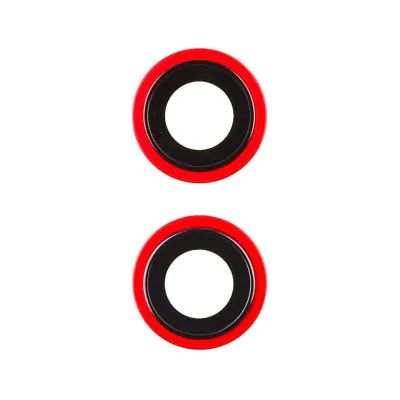 Rear Camera Lens with Bracket for iPhone 13 / 13 Mini Red