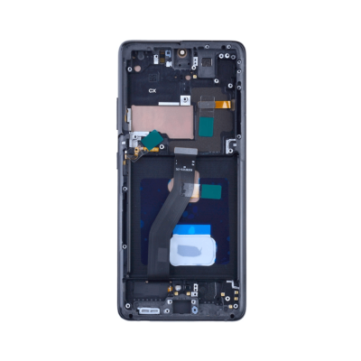 OLED and Digitizer Assembly for Samsung Galaxy S21 Ultra 5G Phantom Black (With Frame) (Aftermarket)