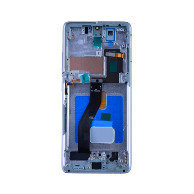 OLED and Digitizer Assembly for Samsung Galaxy S21 Ultra 5G Phantom Silver (With Frame) (Aftermarket)