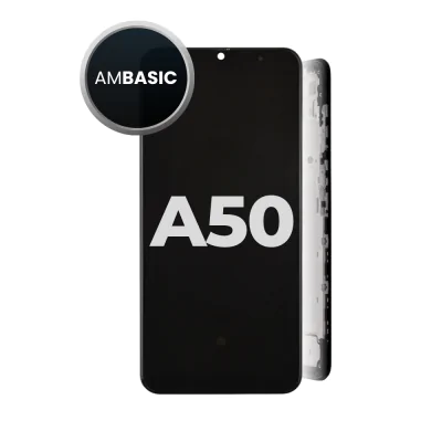 LCD and Digitizer Assembly for Samsung Galaxy A50 (A505) (with Frame) (Aftermarket)