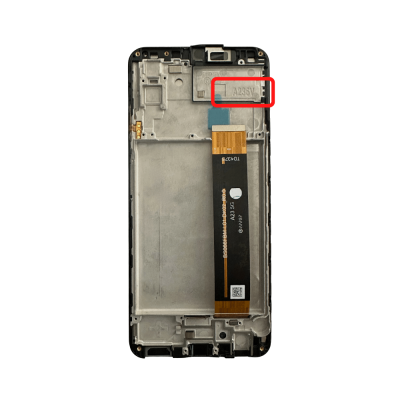 LCD and Digitizer Assembly for Samsung Galaxy A23 5G UW (A236) (with Frame) (Refurbished)