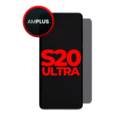 OLED and Digitizer Assembly for Samsung Galaxy S20 Ultra 5G Cosmic Grey (With Frame) (Aftermarket)