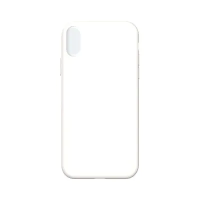 Silicone Phone Case for iPhone XS Max White (No Logo)