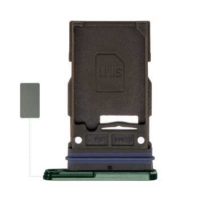 Single SIM Tray for Samsung Galaxy S23 Ultra Green