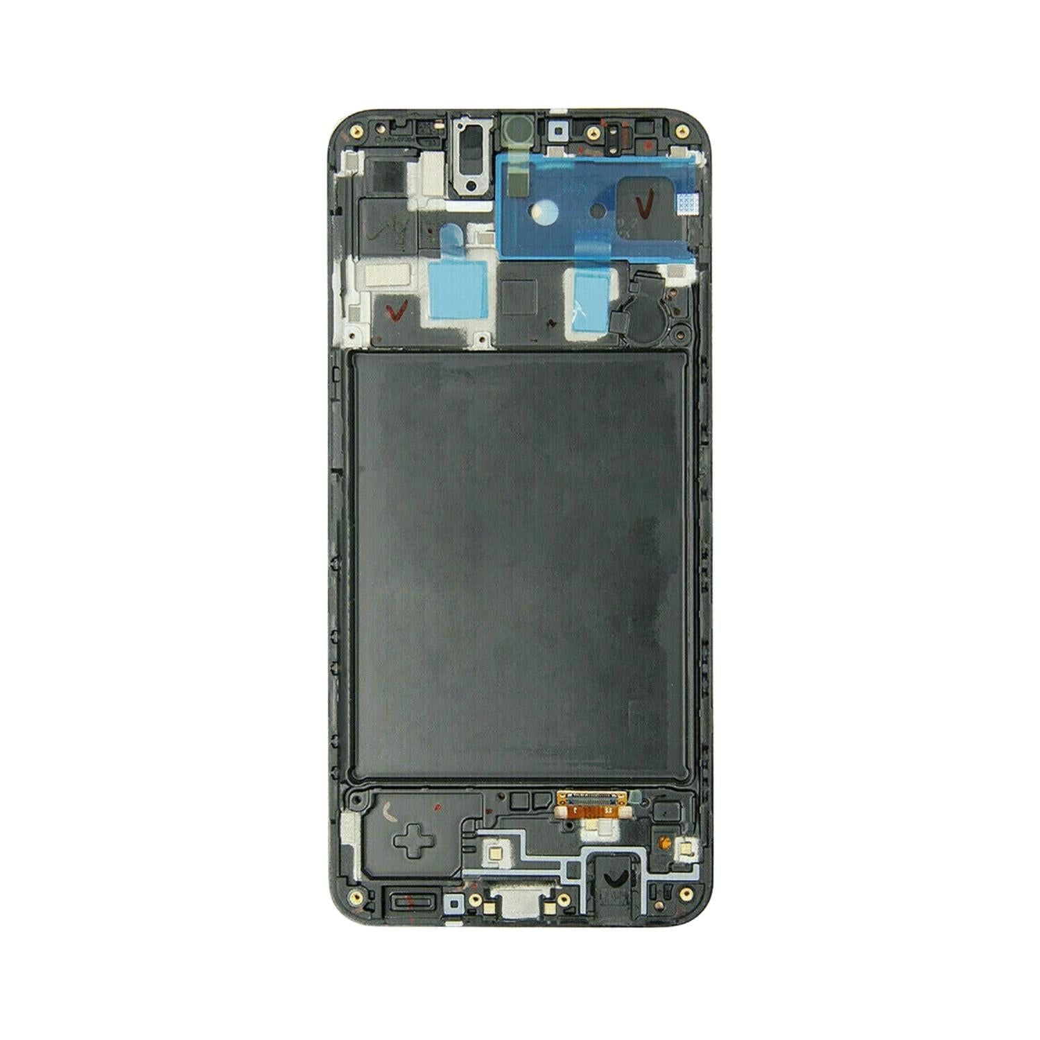 LCD and Digitizer Assembly for Samsung Galaxy A20 (A205) (with Frame) (U-Type Frame) (Aftermarket)