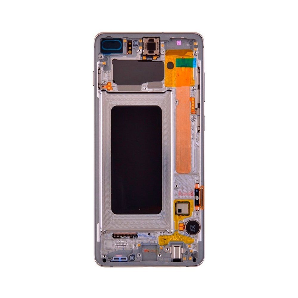 OLED and Digitizer Assembly for Samsung Galaxy S10 Plus Prism White (With Frame) (Refurbished)