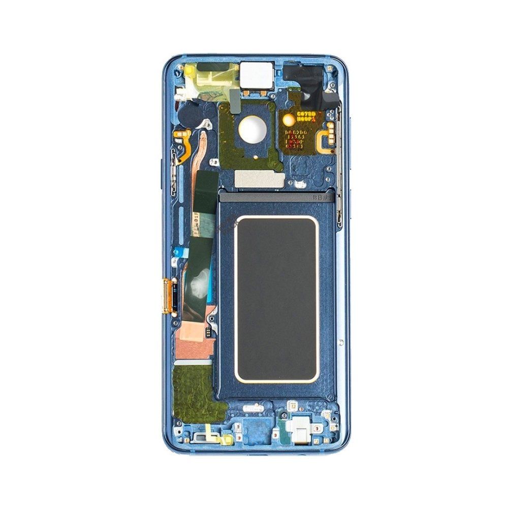 OLED and Digitizer Assembly for Samsung Galaxy S9 Plus Coral Blue (With Frame) (Refurbished)