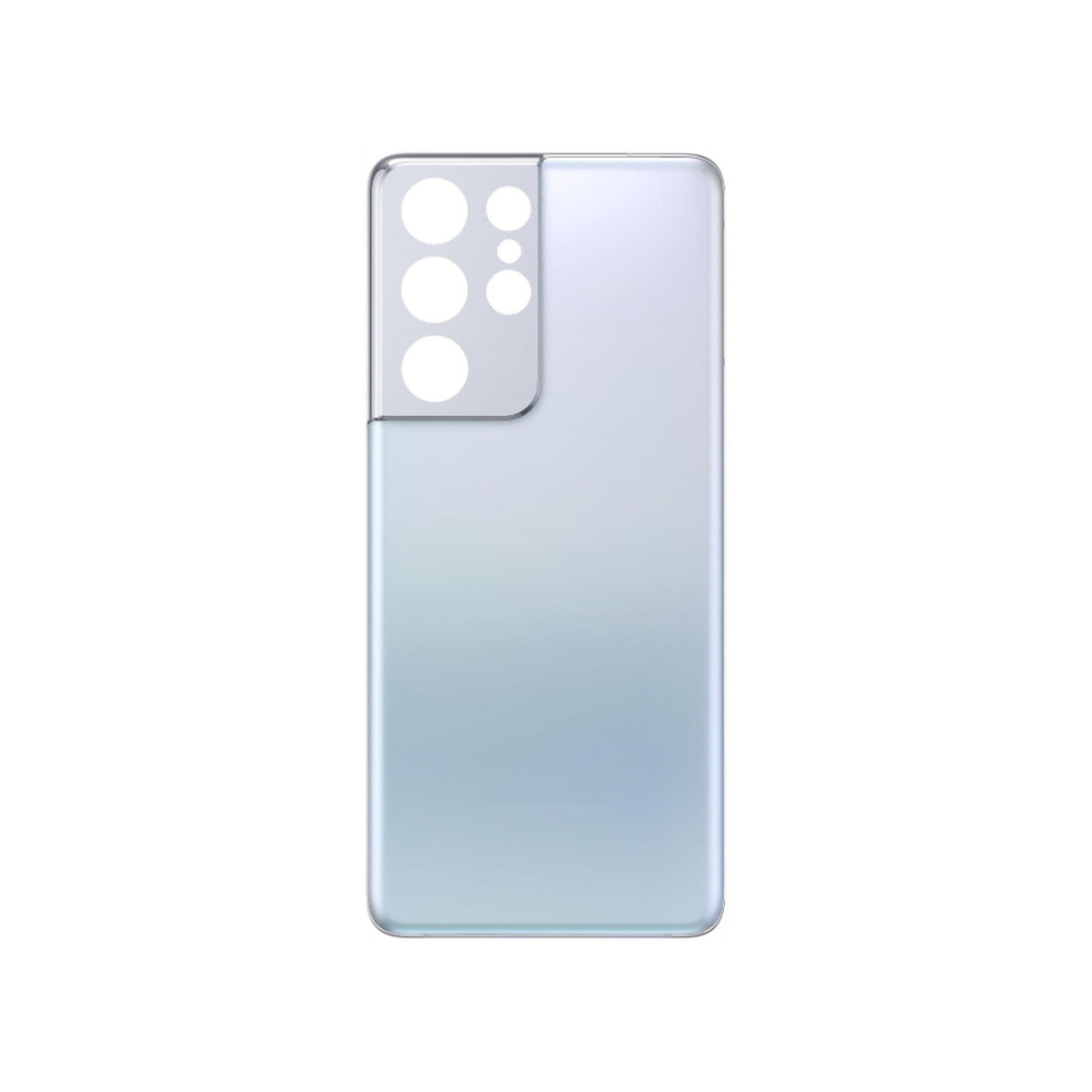 Back Door with Camera Lens for Samsung Galaxy S21 Ultra 5G Phantom Silver