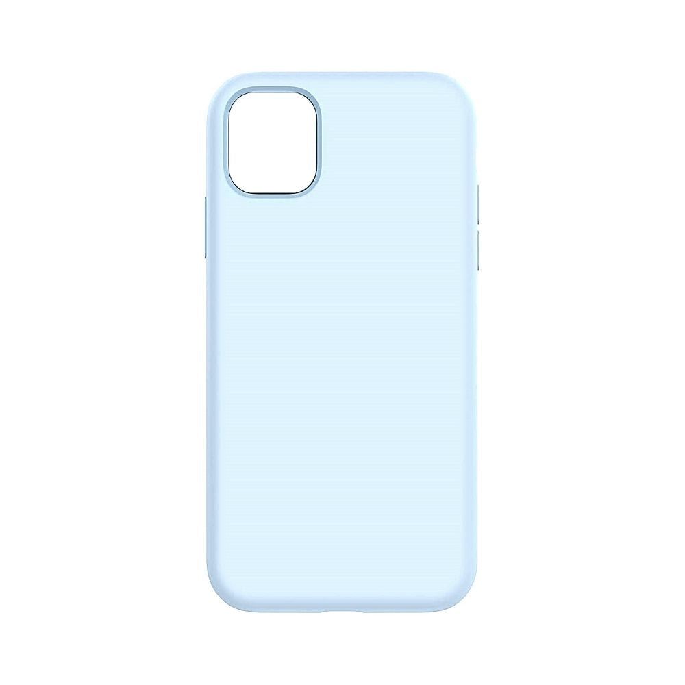 Silicone Phone Case for iPhone 11 Pro Max Light Blue (No Logo)