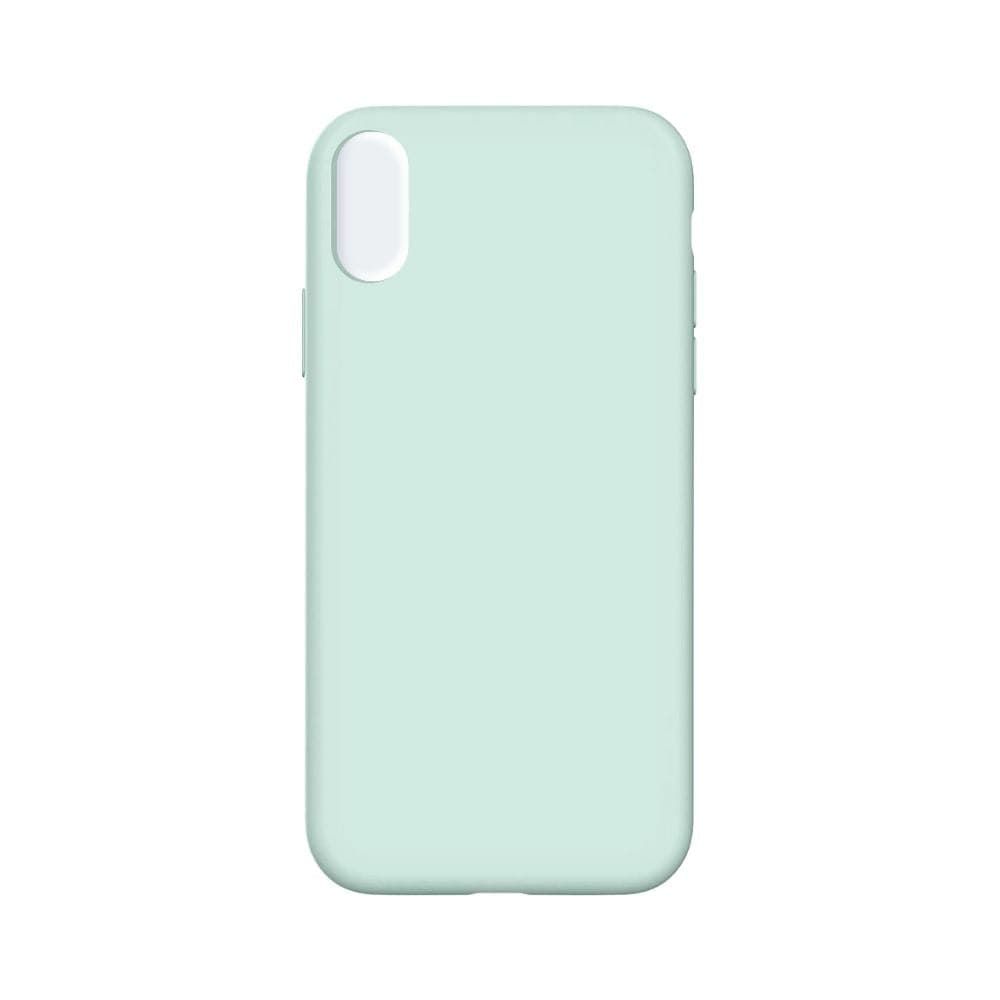 Silicone Phone Case for iPhone XR Light Green (No Logo)