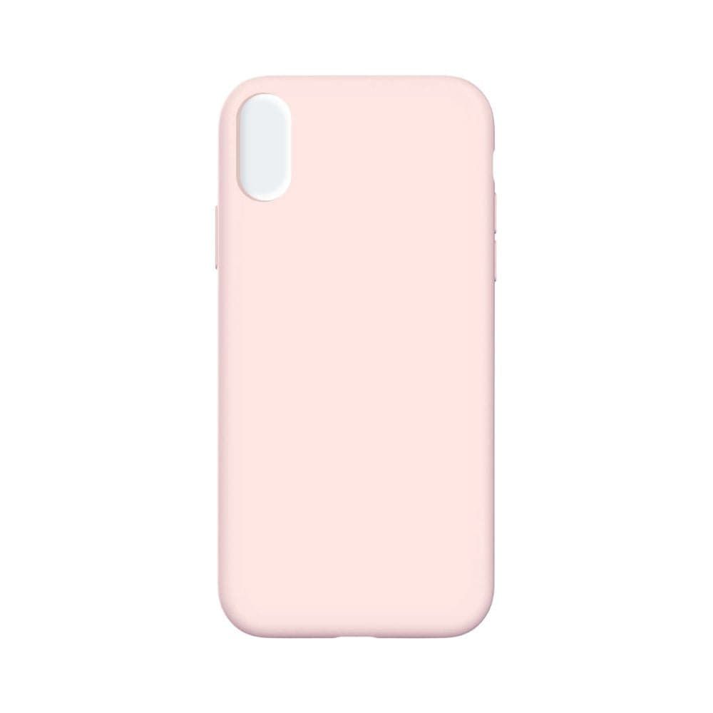 Silicone Phone Case for iPhone XR Light Pink (No Logo)