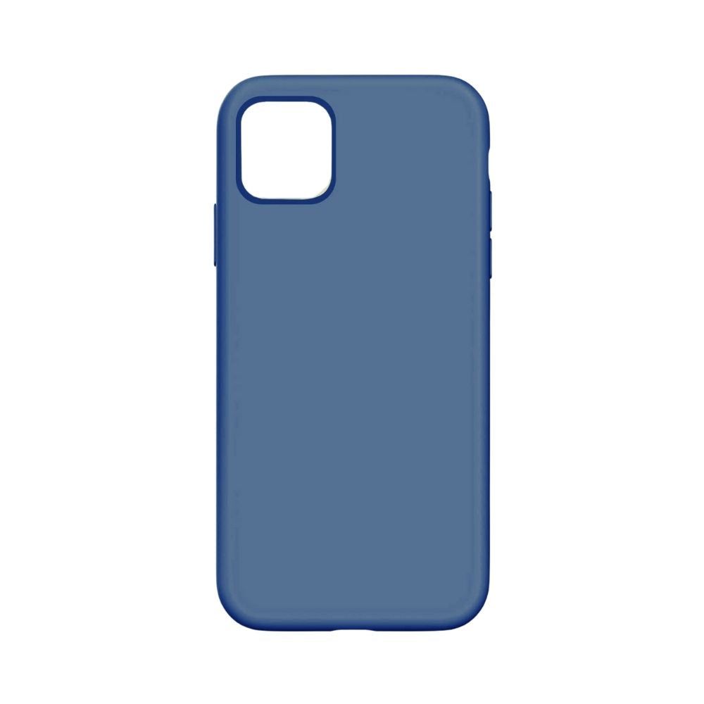 Silicone Phone Case for iPhone 12 / 12 Pro Navy Blue (No Logo)