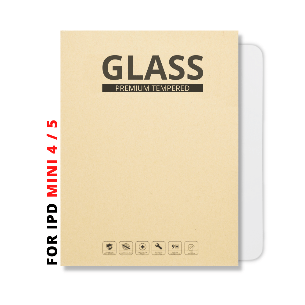 Packaged Tempered Glass for iPad Mini 4 / iPad Mini 5 (Clear)