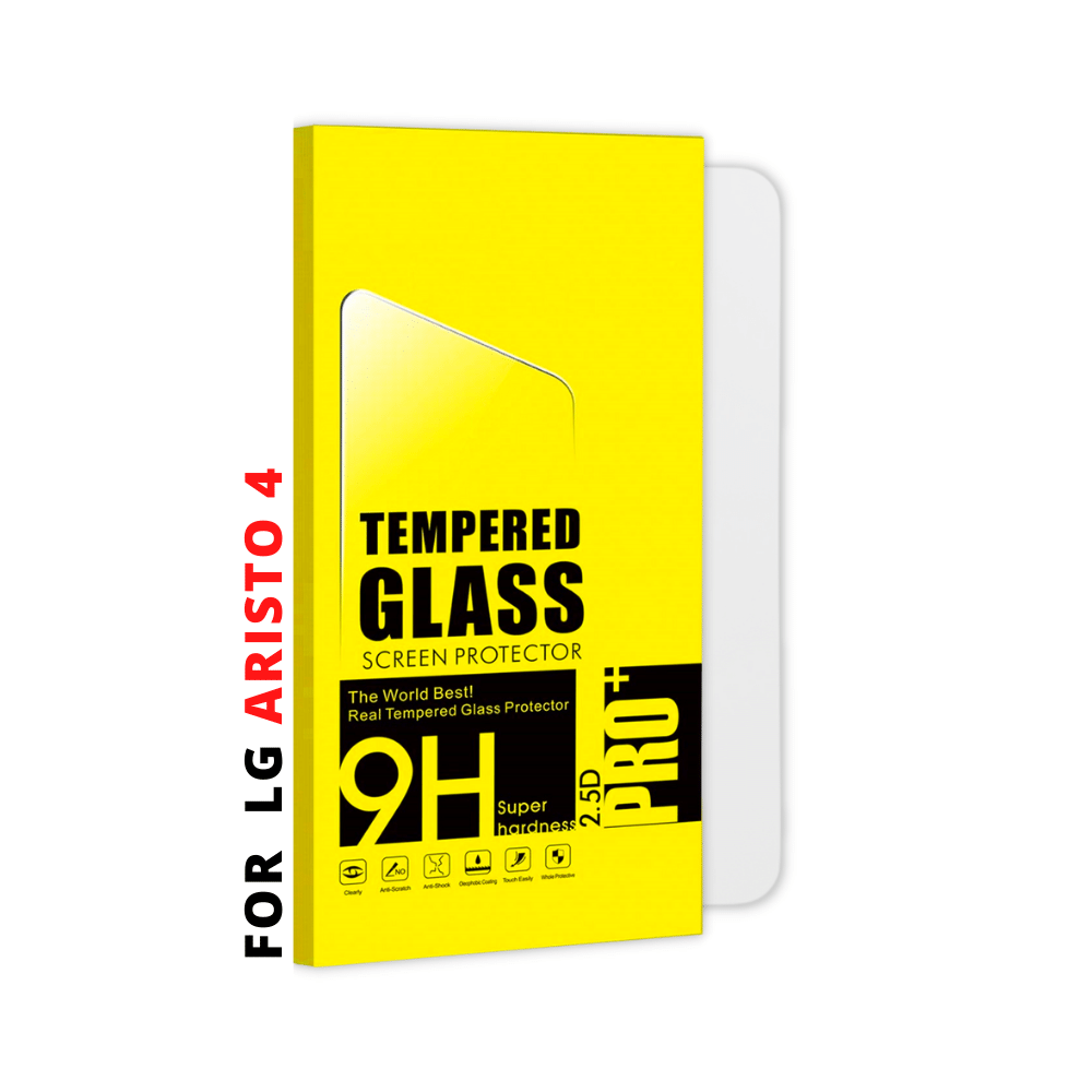 Packaged Tempered Glass for LG Aristo 4 (Clear)