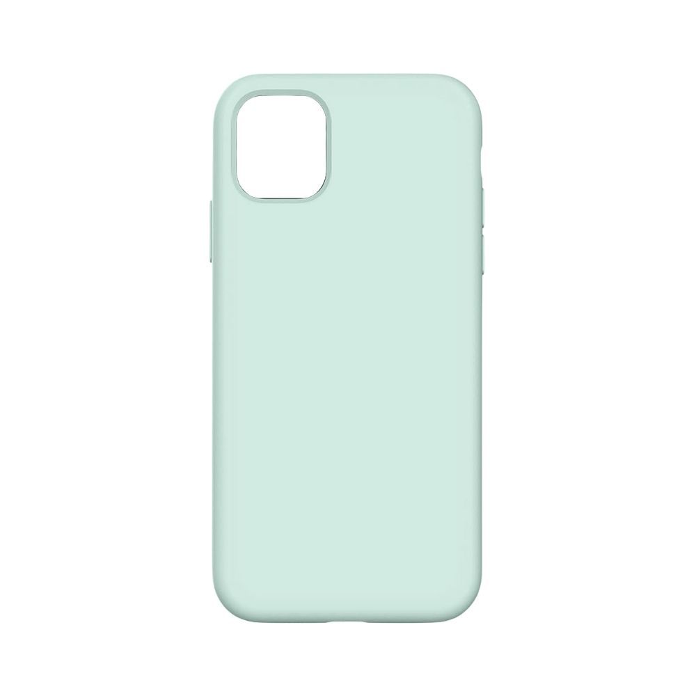 Silicone Phone Case for iPhone 14 Pro Light Green (No Logo)