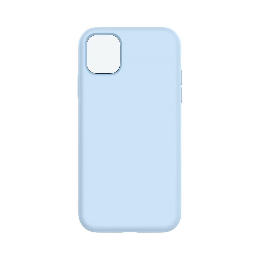 Silicone Phone Case for iPhone 11 Sky Blue (No Logo)