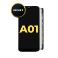 LCD and Digitizer Assembly for Samsung Galaxy A01 (A015) (with Frame) (Refurbished) (Type-C Frame)