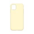 Silicone Phone Case for iPhone 13 Light Yellow (No Logo)