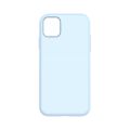 Silicone Phone Case for iPhone 14 Plus Light Blue (No Logo)