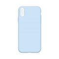 Silicone Phone Case for iPhone XR Sky Blue (No Logo)