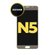 OLED and Digitizer Assembly for Samsung Galaxy Note 5 Gold Platinum (Without Frame) (Refurbished)
