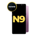 OLED and Digitizer Assembly for Samsung Galaxy Note 9 Lavender Purple (With Frame) (Refurbished)