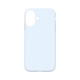 Silicone Phone Case for iPhone 16 Light Blue (No Logo)