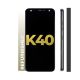 LCD and Digitizer Assembly for LG K40 (2019) / K12 Plus Black (with Frame)
