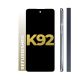 LCD and Digitizer Assembly for LG K92 5G Black (with Frame)