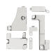 Bracket Sets (Internal Metal Shields) for iPhone 15 Plus