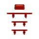 Button Set for iPhone 12 Red